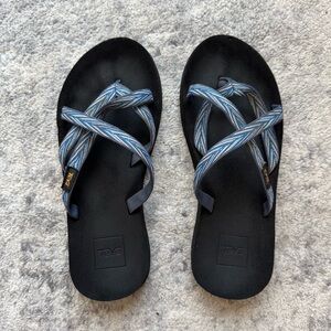 Teva Black and Blue Sandals